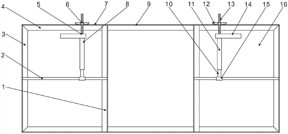 一种电梯井门洞拼装式临边防护挡板的制作方法