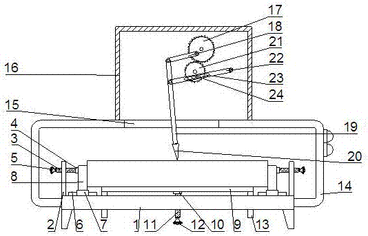 一种打磨斜槽装置的制作方法