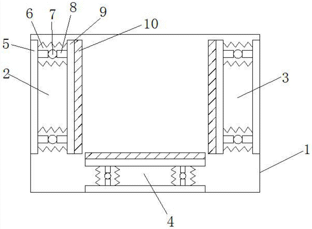 一种中空板包装箱的减震结构的制作方法