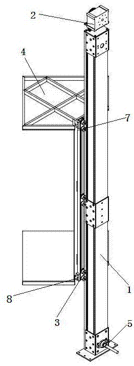 一种链式单轨驱动装置及包括该装置的电梯的制作方法