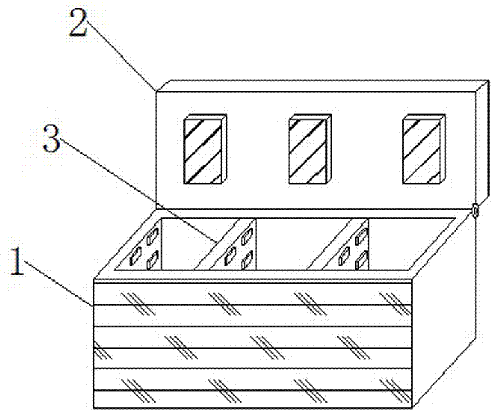 一种减震蓄电池外壳的制作方法