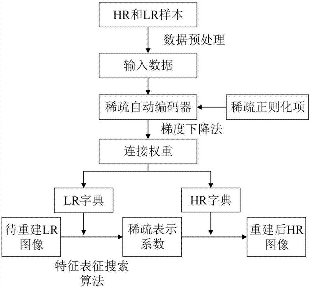 一种基于改进稀疏自动编码器的图像超分辨率方法与流程