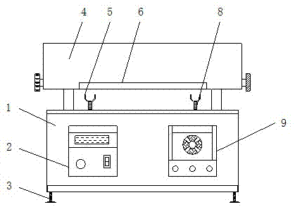一种单工位覆膜机增加机械放料轴的制作方法