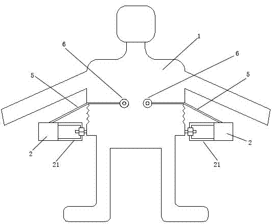 一种稳固连接式救生服的制作方法