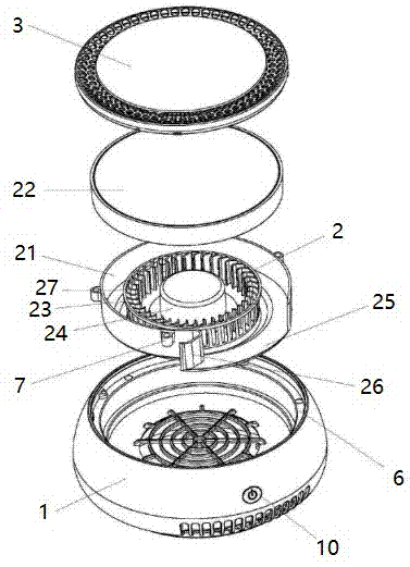 一种负离子车载空气净化器的制作方法