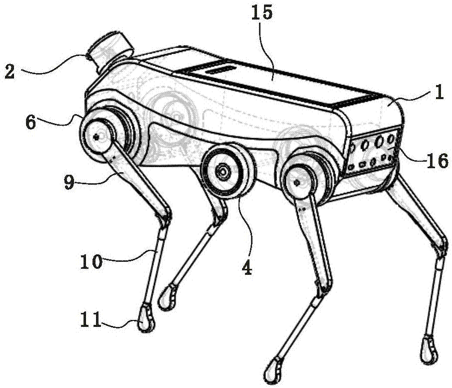 一种轮腿结合式机器人的制作方法