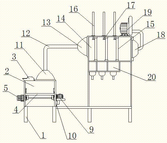 一种球磨分级生产线用的集尘装置的制作方法