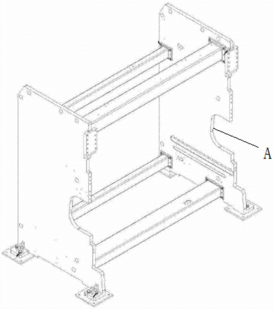 折弯机机架的制作方法