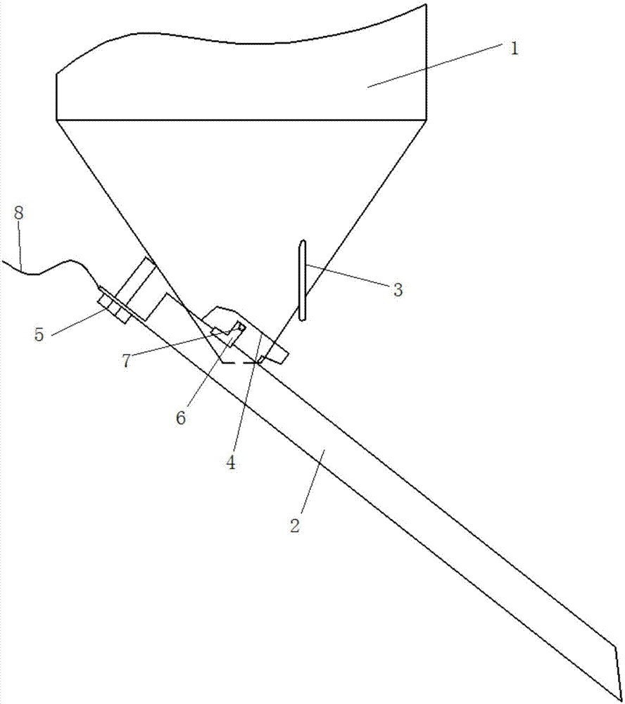 具有开关功能的角度可调式漏斗用导流装置的制作方法