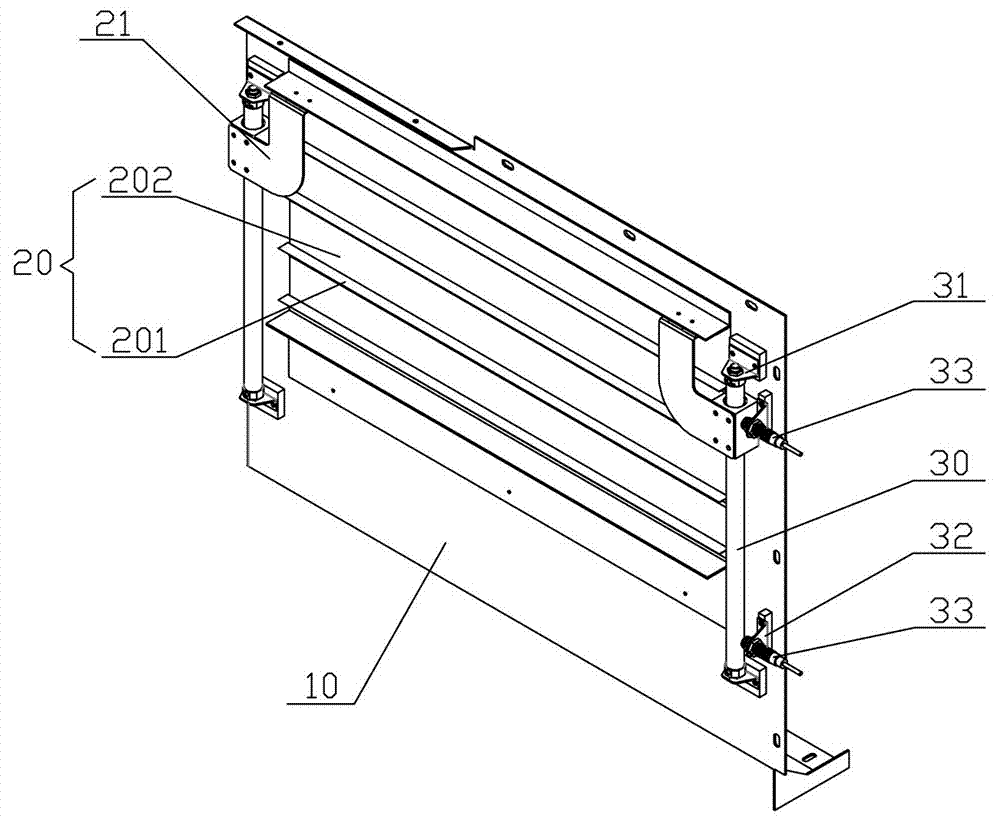 一种数控铣床的自动刀库门结构的制作方法