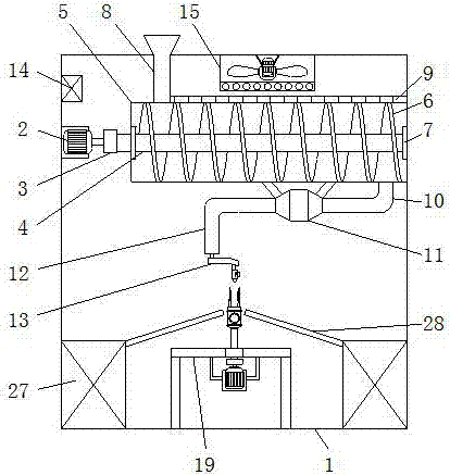 一种二极管座用喷砂机的制作方法