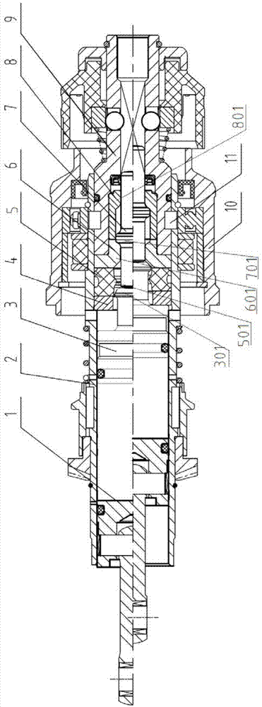 一种气缸内部缓冲减震结构及其电锤或锤砖的制作方法