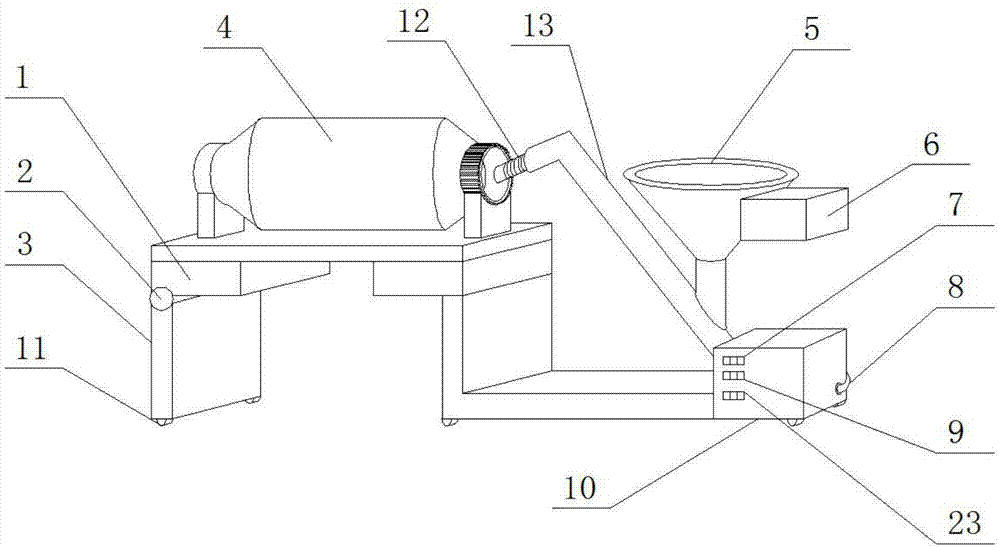 一种建筑工程用可移动搅拌机底座的制作方法