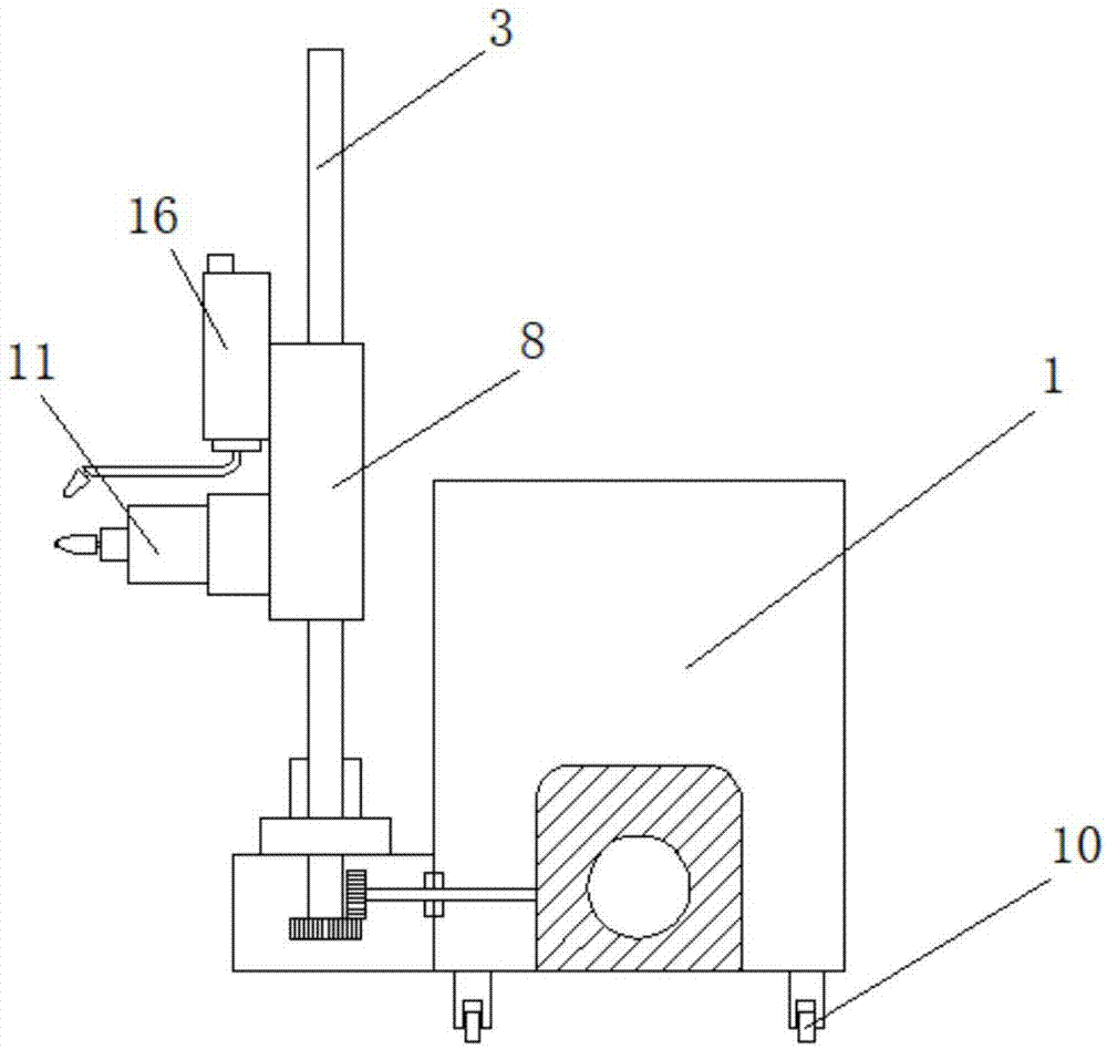 用于墙面的打孔装置的制作方法