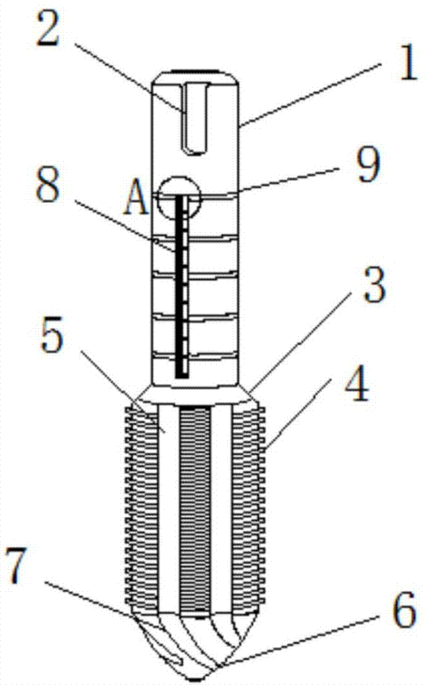 一种带有轴向槽的铣刀结构的制作方法
