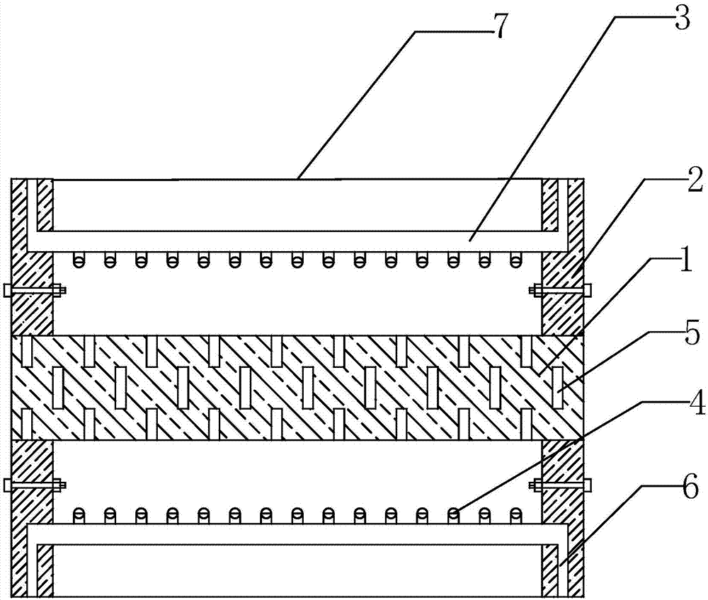 一种微孔发泡聚乙烯雨水收集管定型模具的制作方法