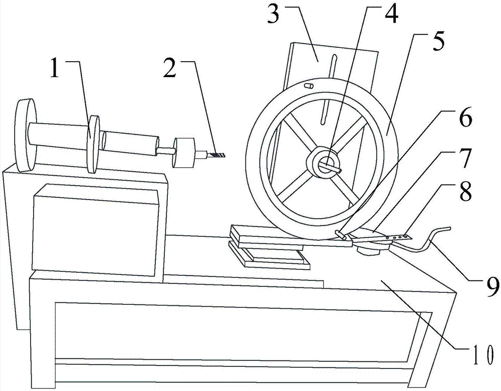圆盘型铸件径向孔攻丝机的制作方法
