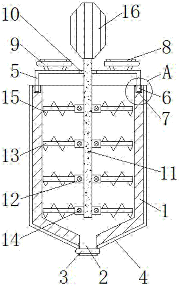 一种锂离子电池生产用制浆装置的制作方法