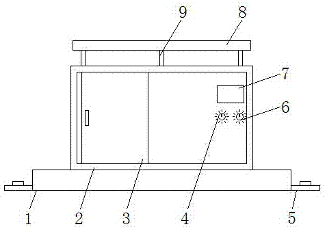 一种可调节温度的新能源控温室的制作方法