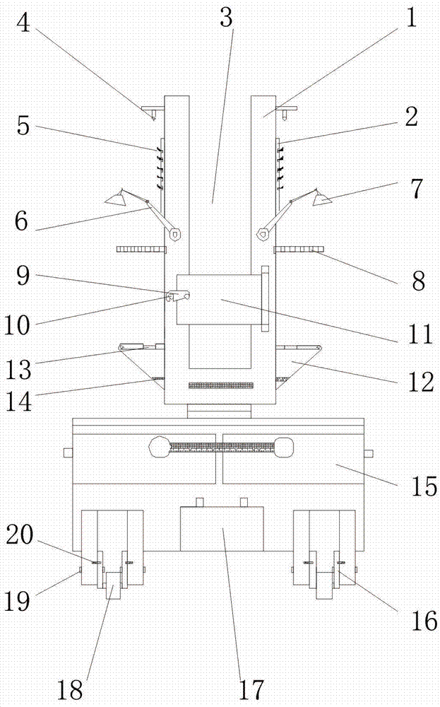 一种建筑施工用工具架的制作方法