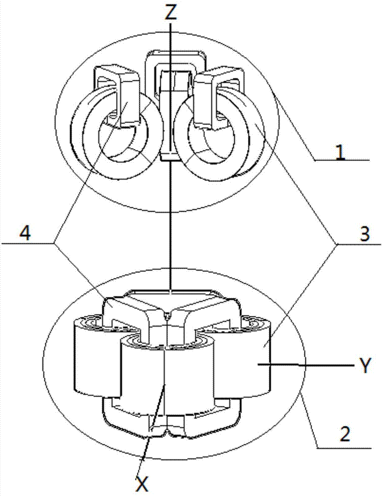 一种三相三元件组合互感器的制作方法