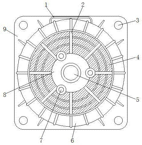 一种新能源汽车电机后端盖的制作方法