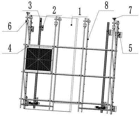 一种建筑施工安全防护爬架系统的制作方法