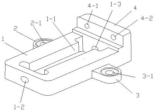 一种混凝土输送机固定机构定位连接座的制作方法