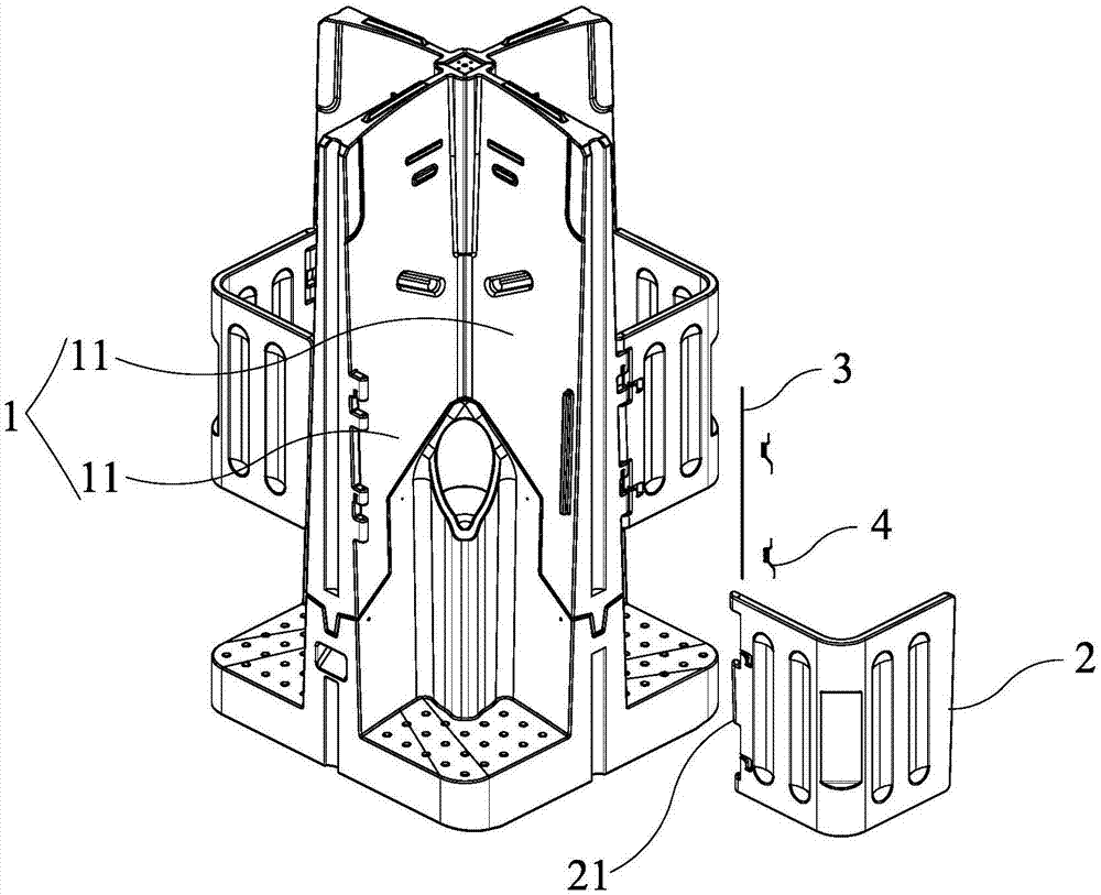 小便池的自动关门结构的制作方法