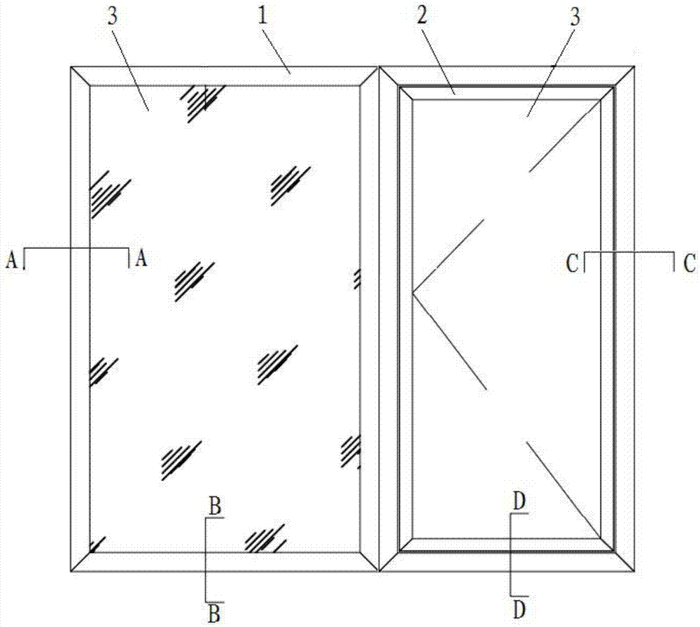 一种断桥铝合金防火窗的制作方法