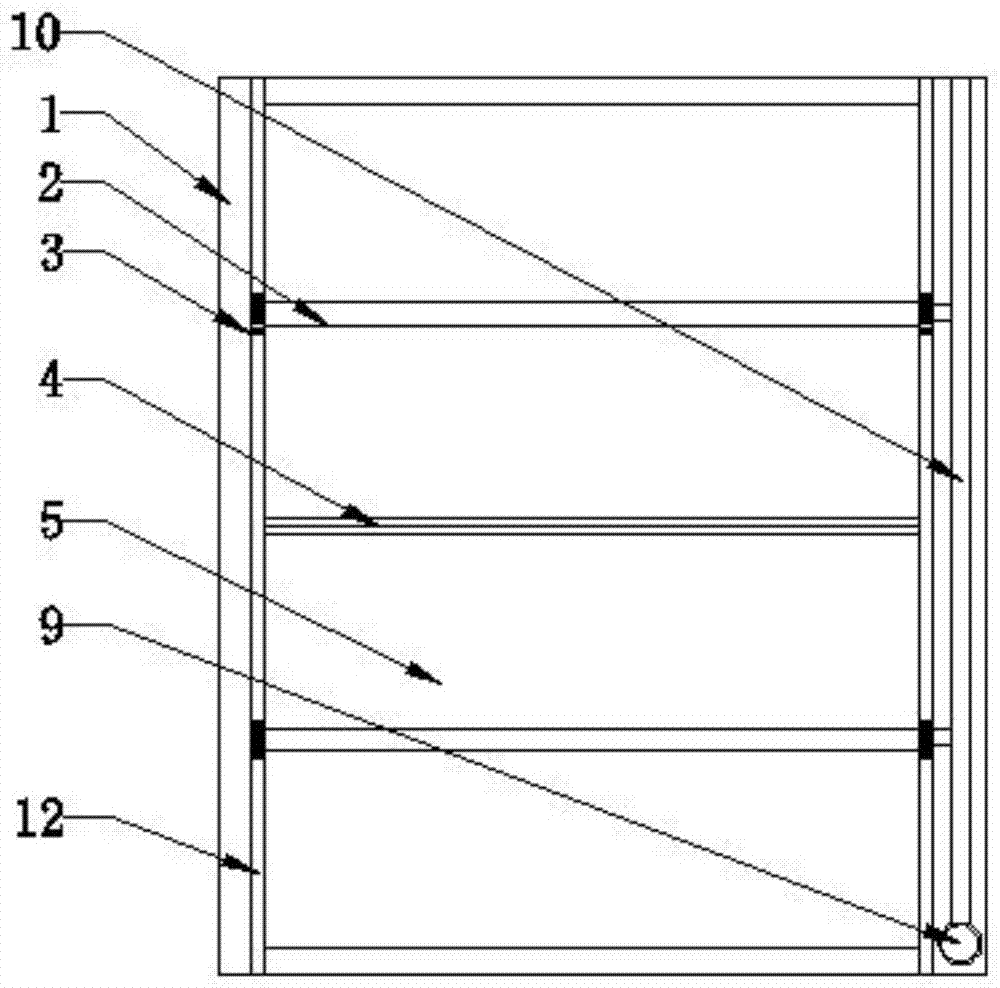 一种玻璃百叶隔窗的制作方法