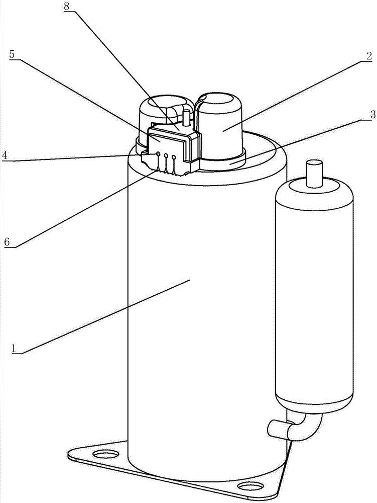 一种隔绝空气的压机盖结构的制作方法