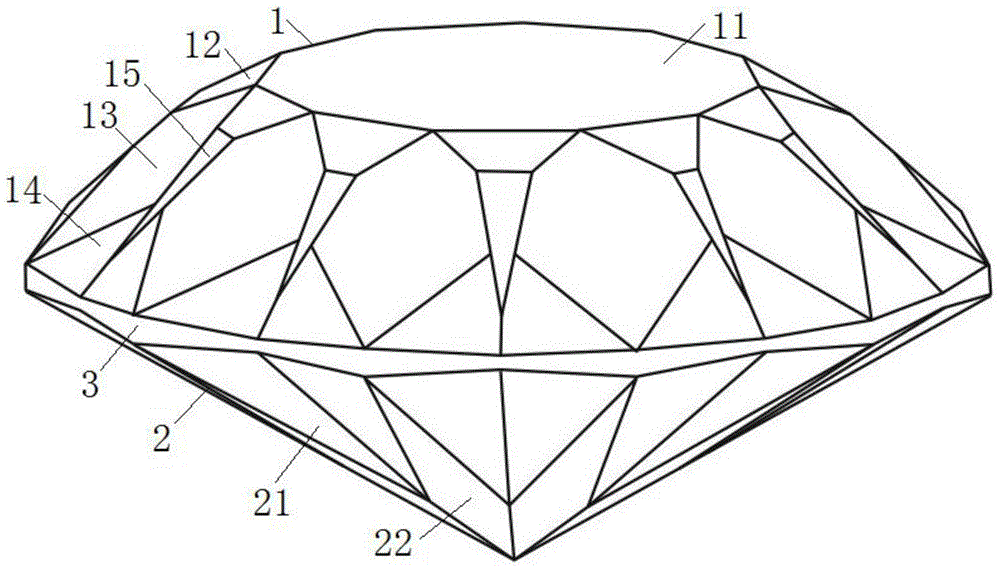 一种钻石结构的制作方法
