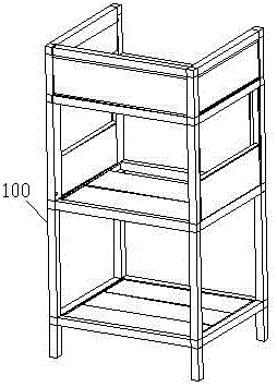 一种浴室柜架子的制作方法