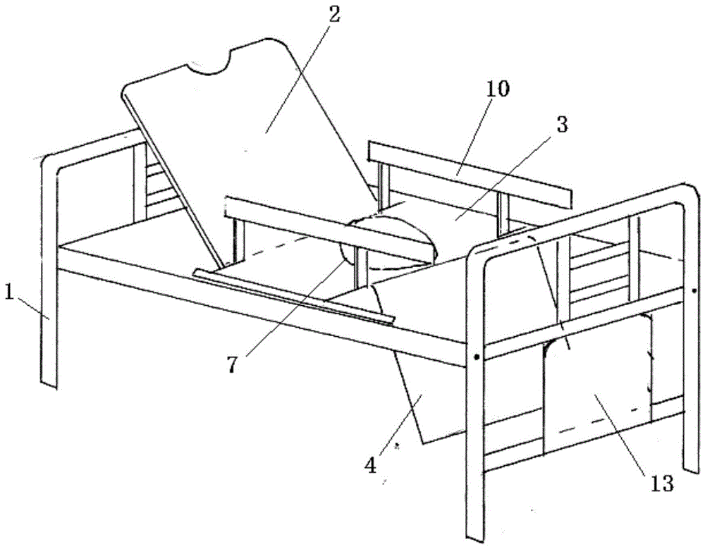 一种护理床结构的制作方法