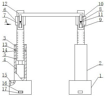 一种跳高用体育训练器械的制作方法