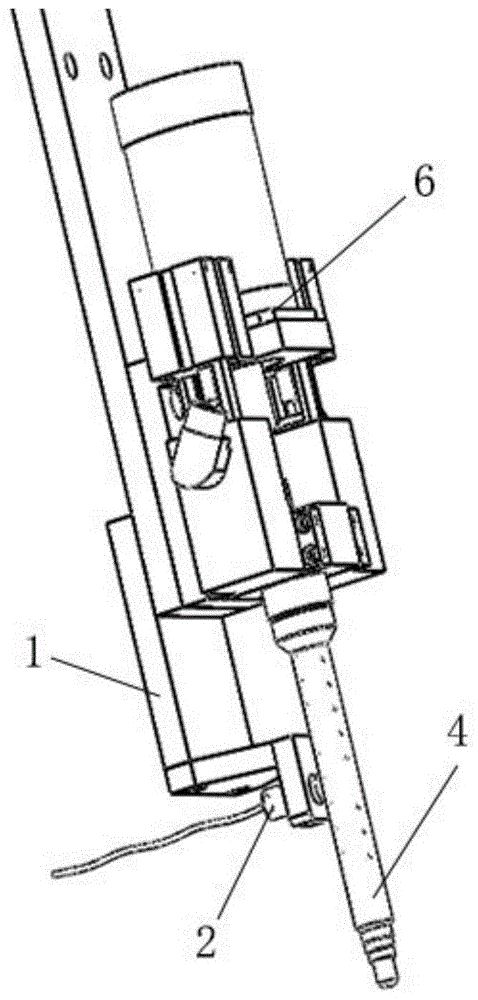 一种双组分灌胶机混合管旋转感应装置的制作方法
