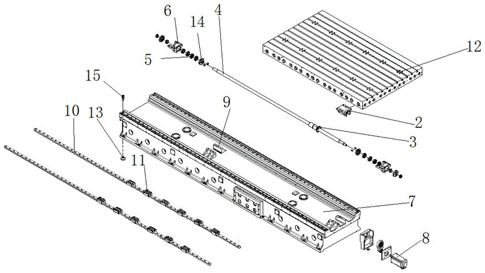 一种数控龙门铣床用的减震导轨的制作方法