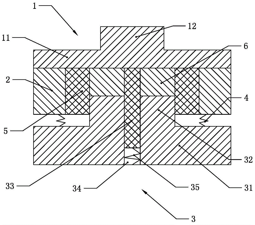 一种介质陶瓷谐振体成型模具的制作方法