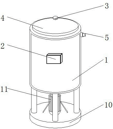 一种A型无机轻集料保温砂浆的调浆装置的制作方法