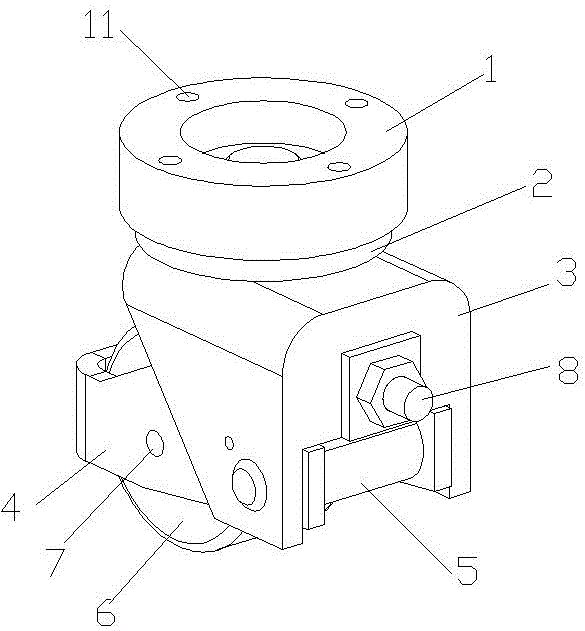 一种叉车用独立浮动辅助支撑轮的制作方法