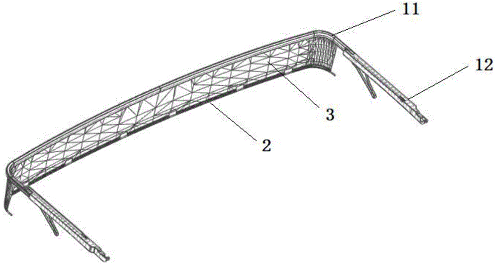 横梁可拆卸式汽车挡风网的制作方法