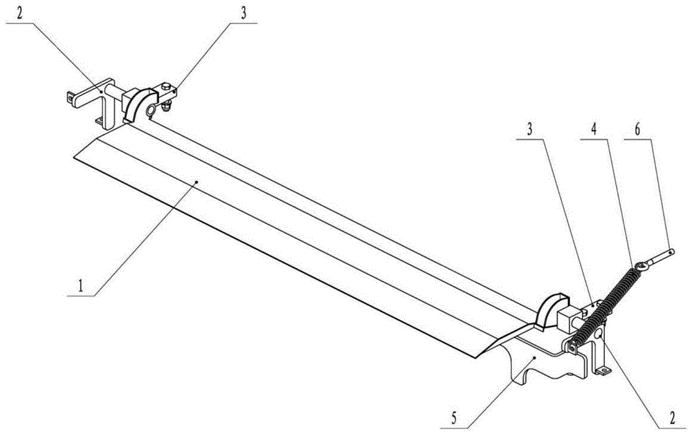 一种施工升降机自动小翻板门的制作方法