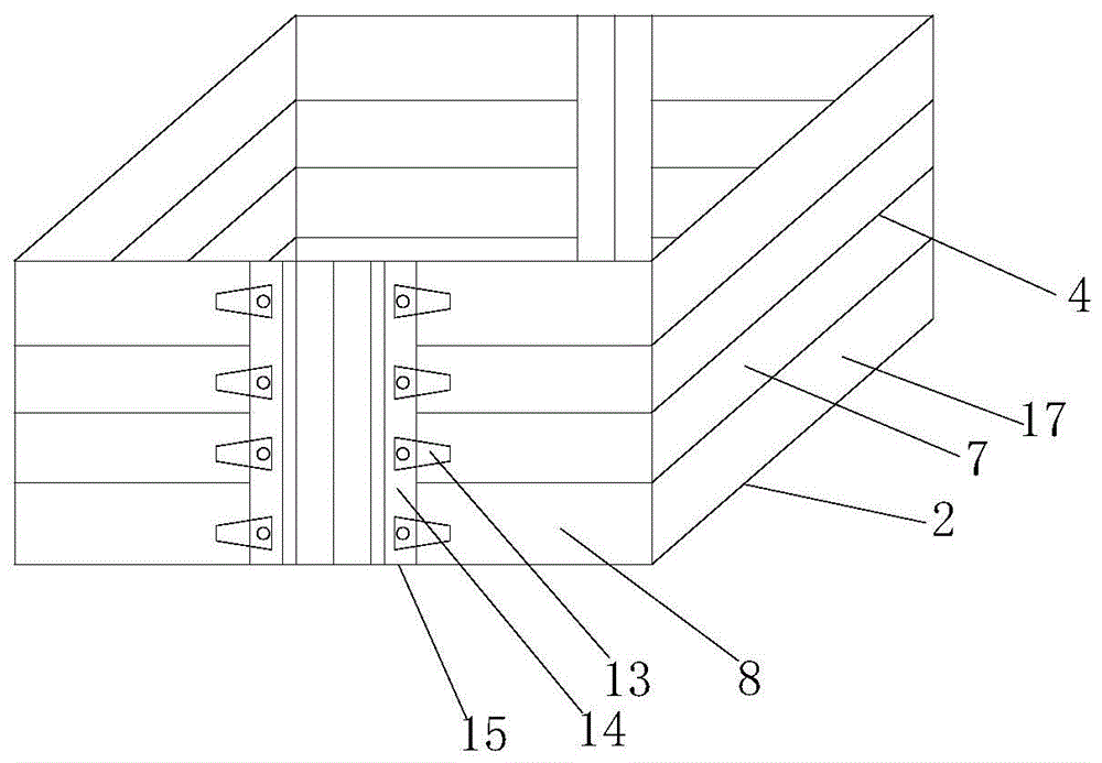 一种方形五面气柱盒的制作方法