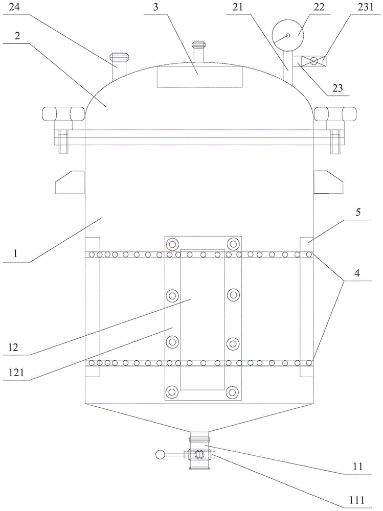 农产品熏蒸罐的制作方法