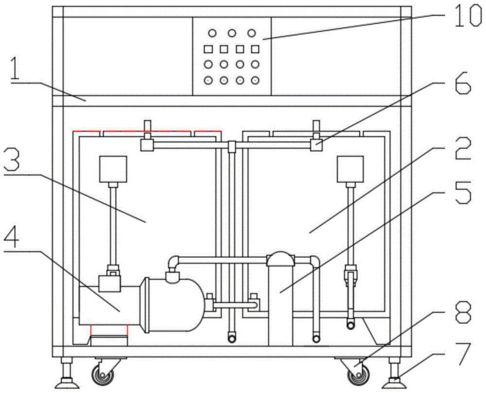一种换流站阀冷系统主过滤器免拆清洗装置的制作方法