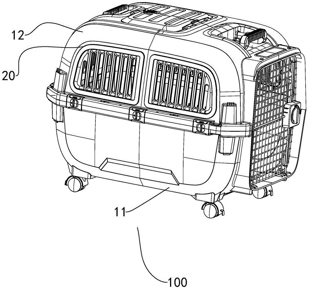 宠物箱体门窗组件及宠物箱体的制作方法