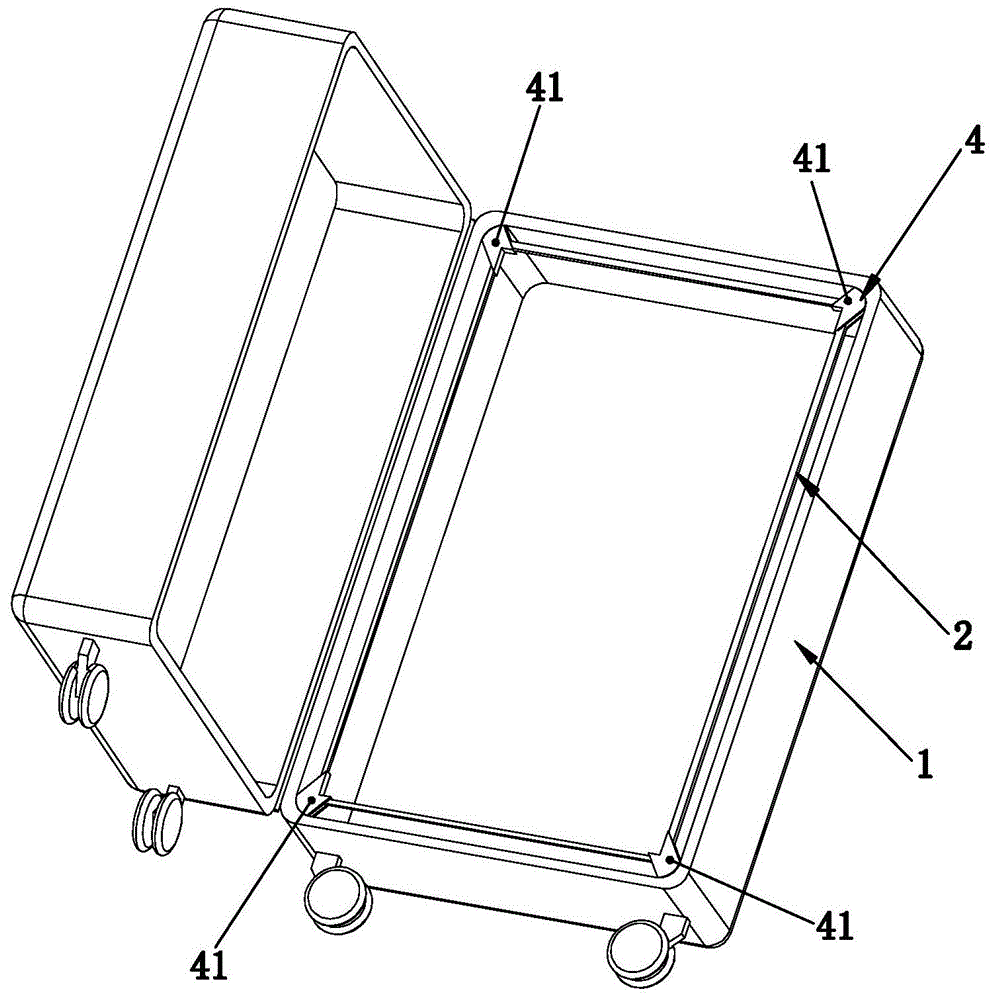 行李箱的行李捆绑组件的制作方法