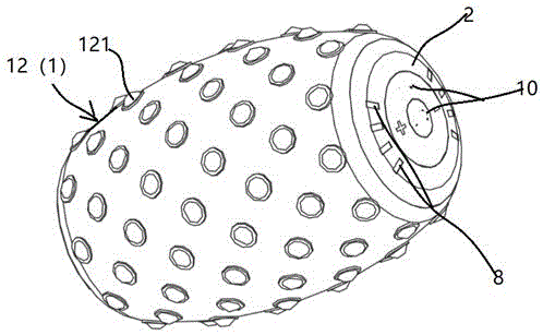 充电式震动按摩球的制作方法