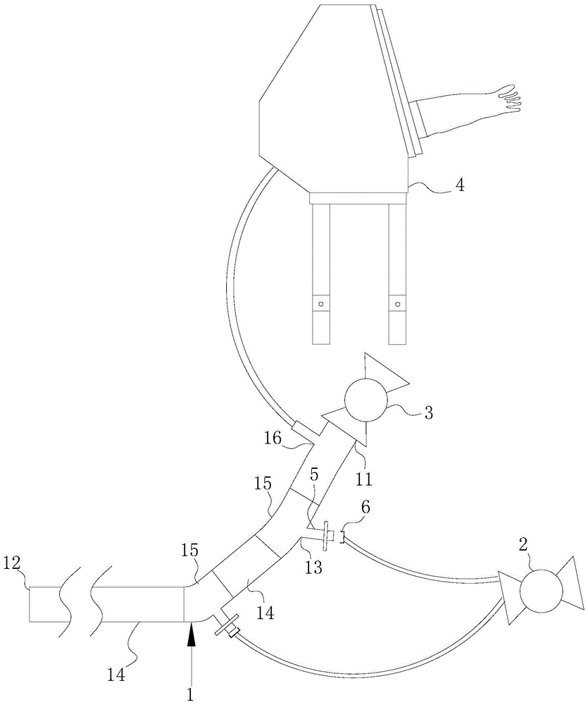 一种物料添加管线系统的制作方法